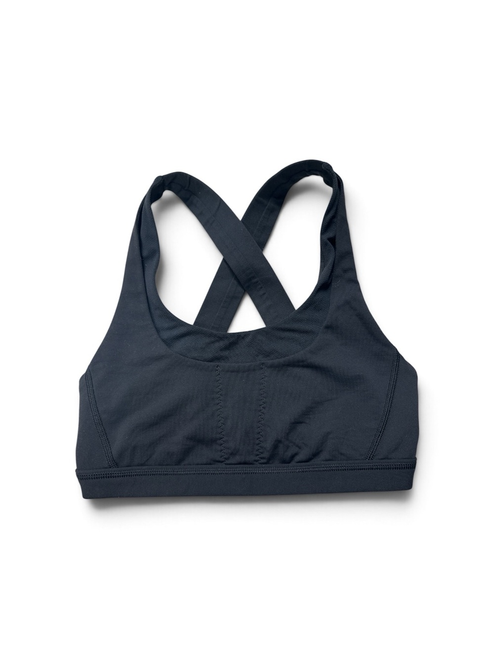 lululemon athletica Black Cross-Back Athletic Sports Bra